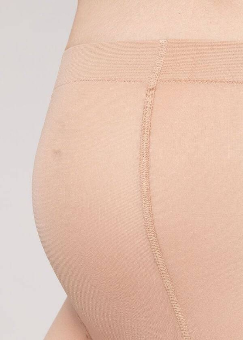 κολαν Calzedonia 30 Maternity Denier Sheer γυναικεια Μπεζ | GR1000MA