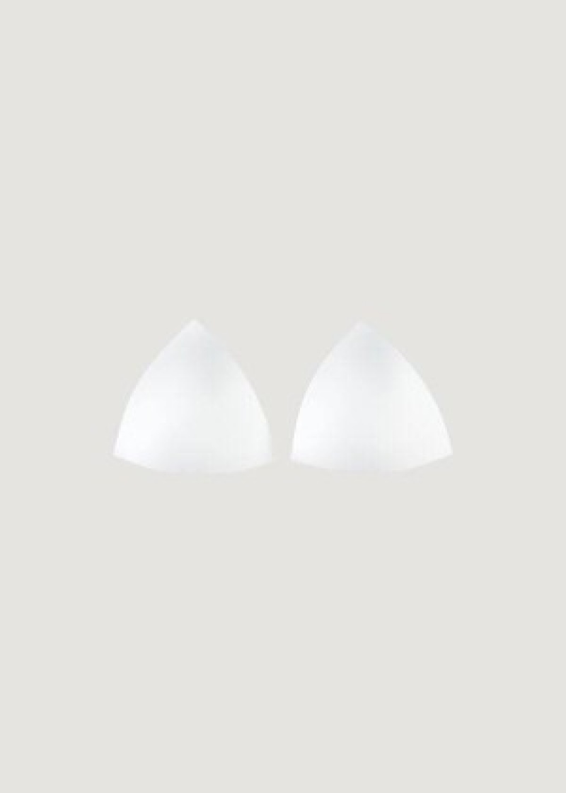 αξεσουαρ Calzedonia Graduated Padding Cups for Triangle Bikinis γυναικεια ασπρα | GR1275RW