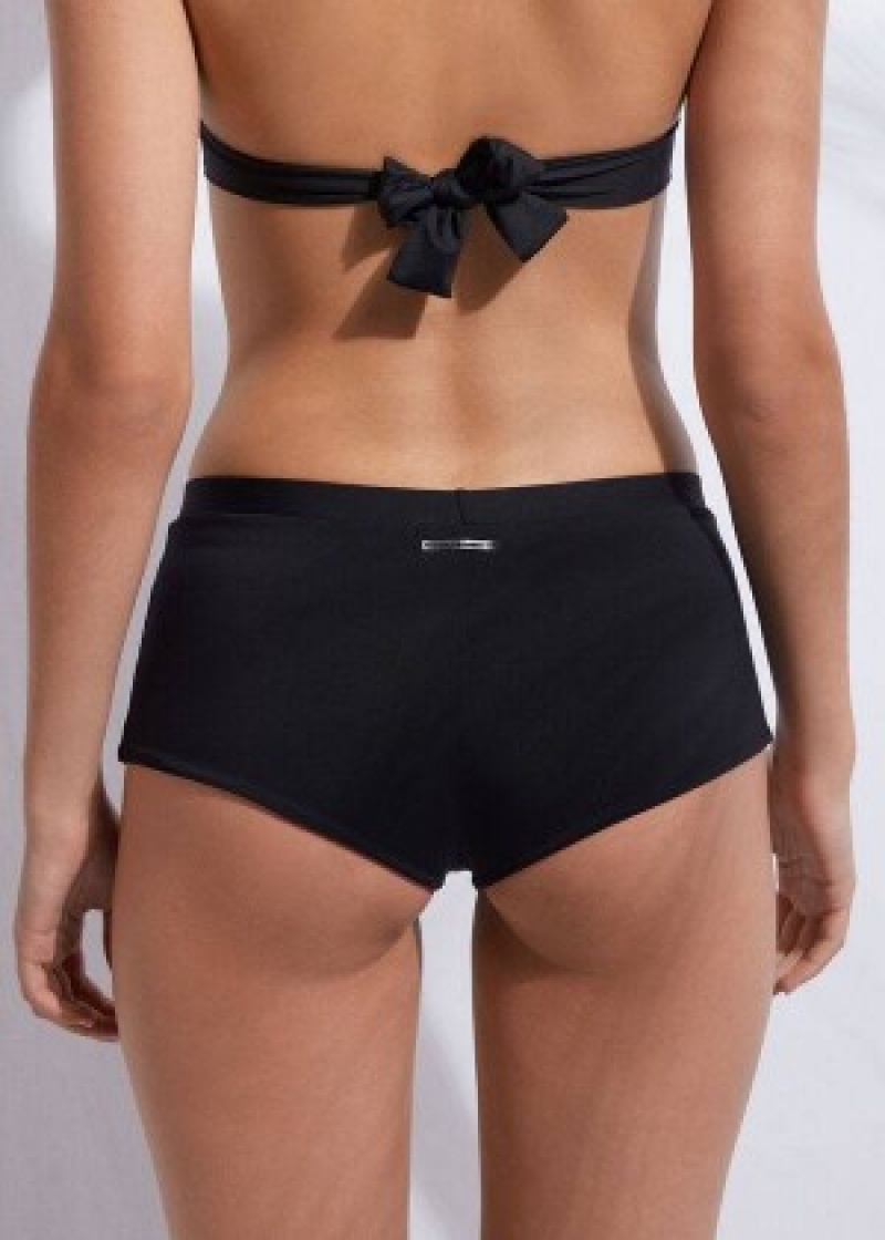 Cover Ups Calzedonia Shorts Swimsuit Bottom Indonesia γυναικεια μαυρα | GR2148LH