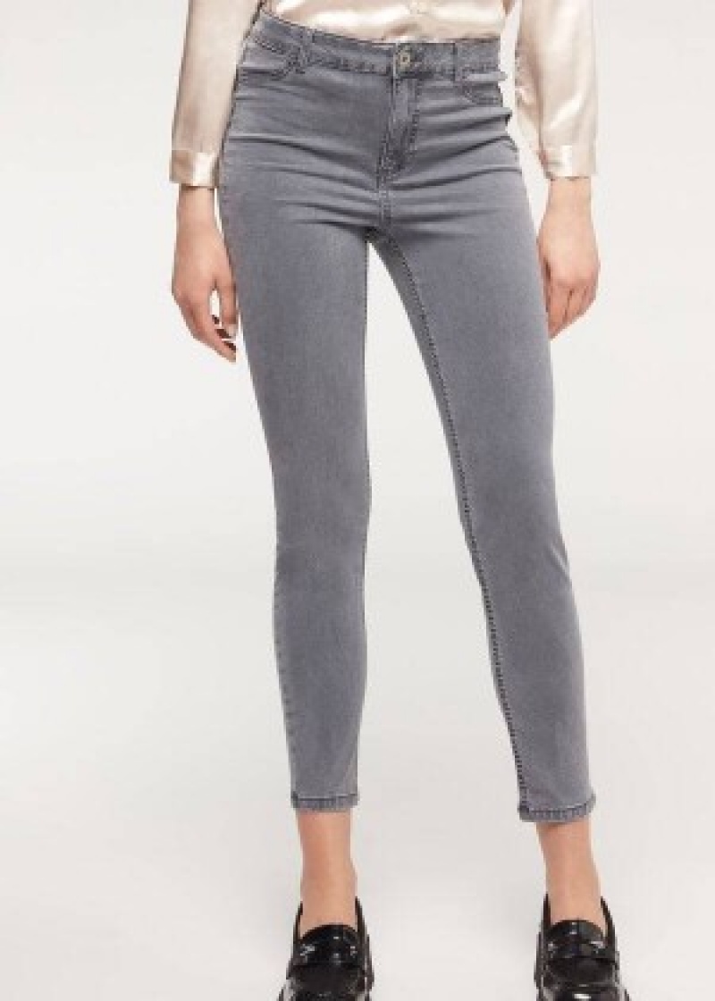 τζιν παντελονι Calzedonia Eco Light Push Up Denim γυναικεια ασημι | GR2578IS