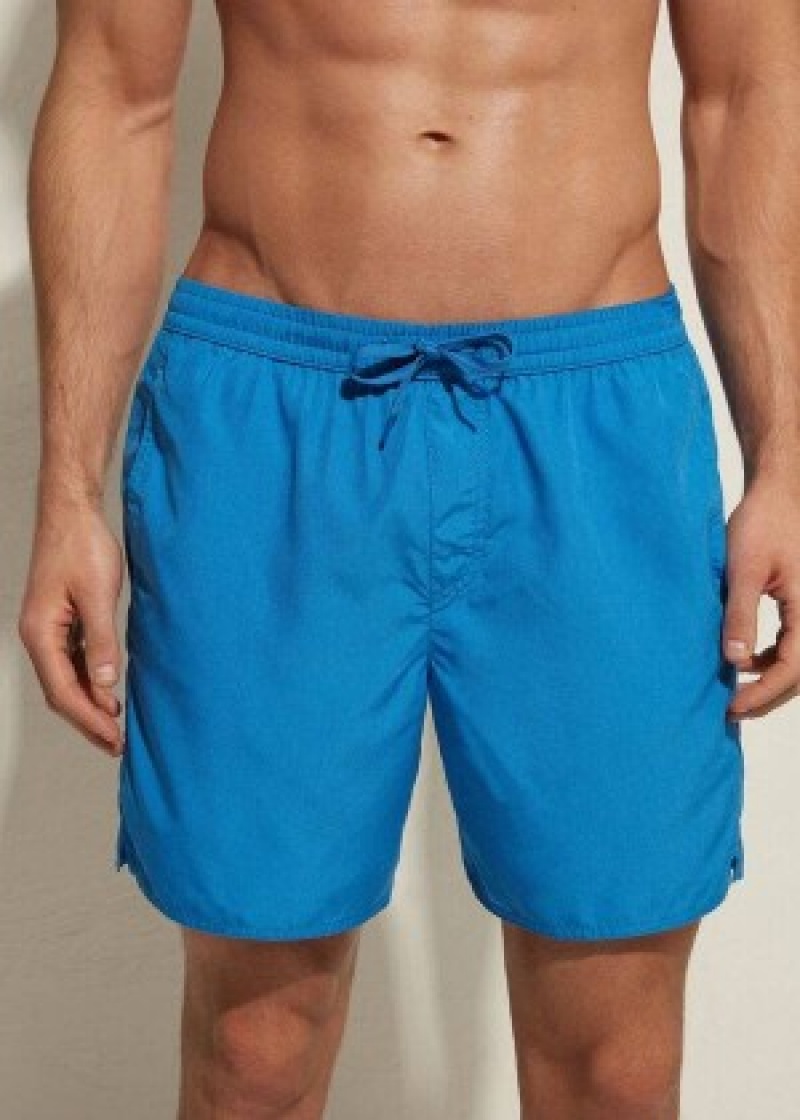 μαγιό Calzedonia Formentera ανδρικα μπλε | GR2910DN