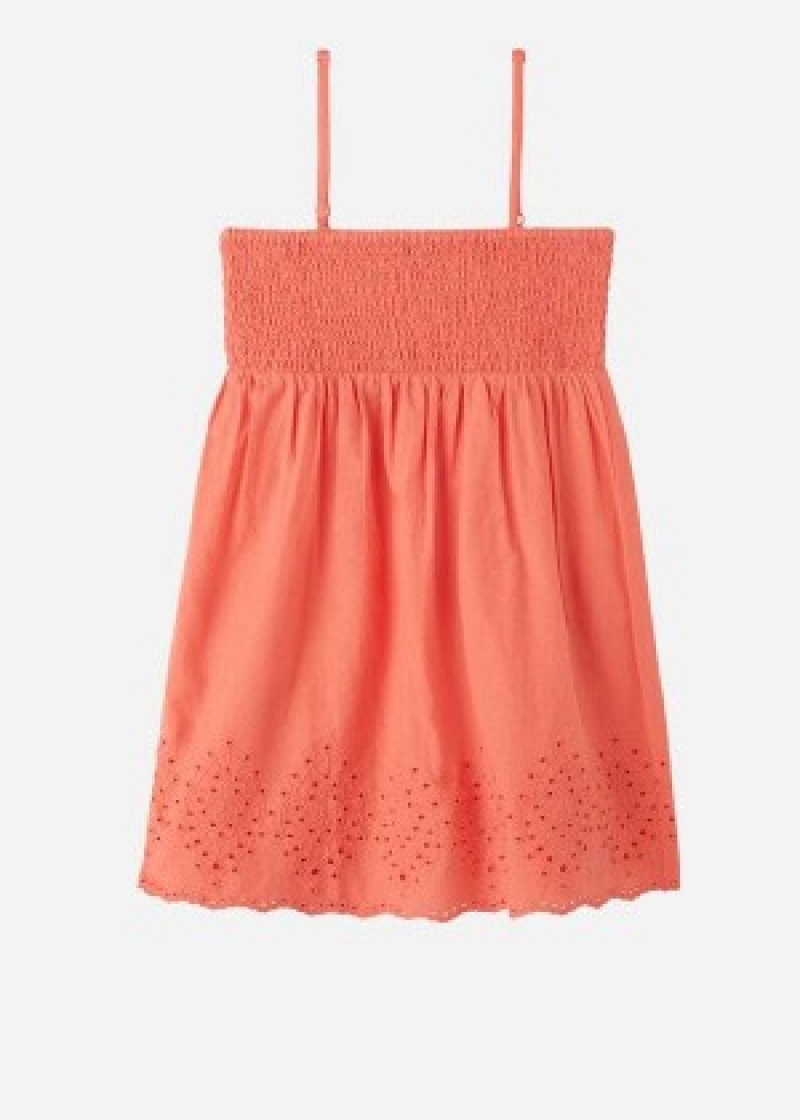 Μαγιό Calzedonia Broderie Anglaise παιδικα πορτοκαλι | GR3081WY