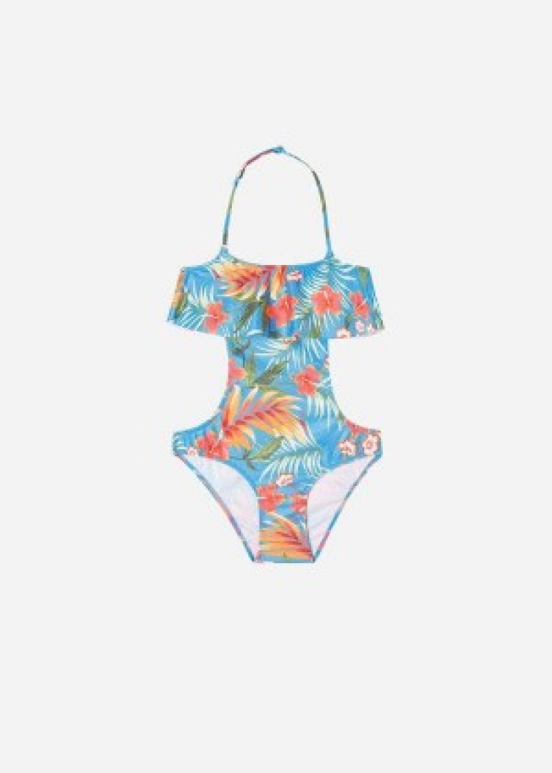Μαγιό Calzedonia One-Piece Maui παιδικα πρασινο | GR3046KI