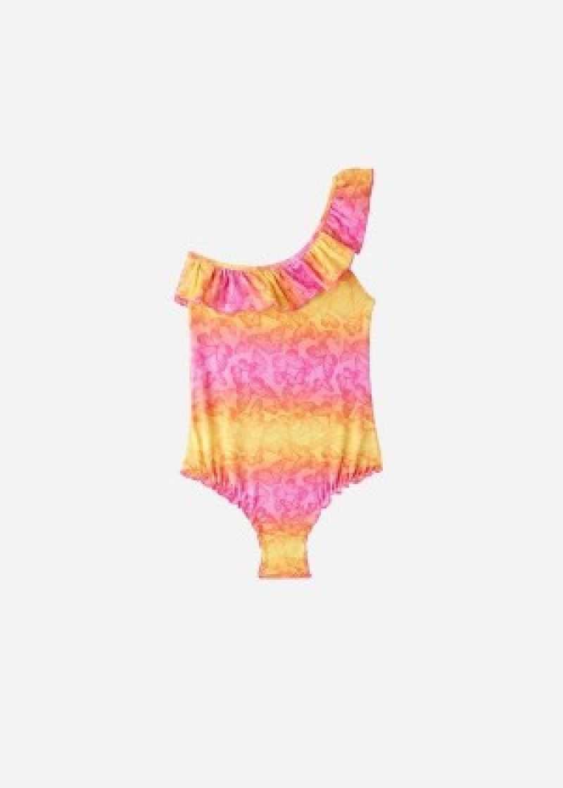 Μαγιό Calzedonia One-Piece Polly παιδικα κίτρινα | GR3047JJ