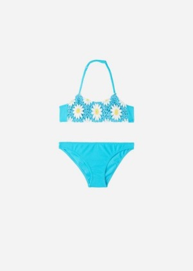Μαγιό Calzedonia Two-Piece Margherita παιδικα τυρκουάζ | GR3072AP