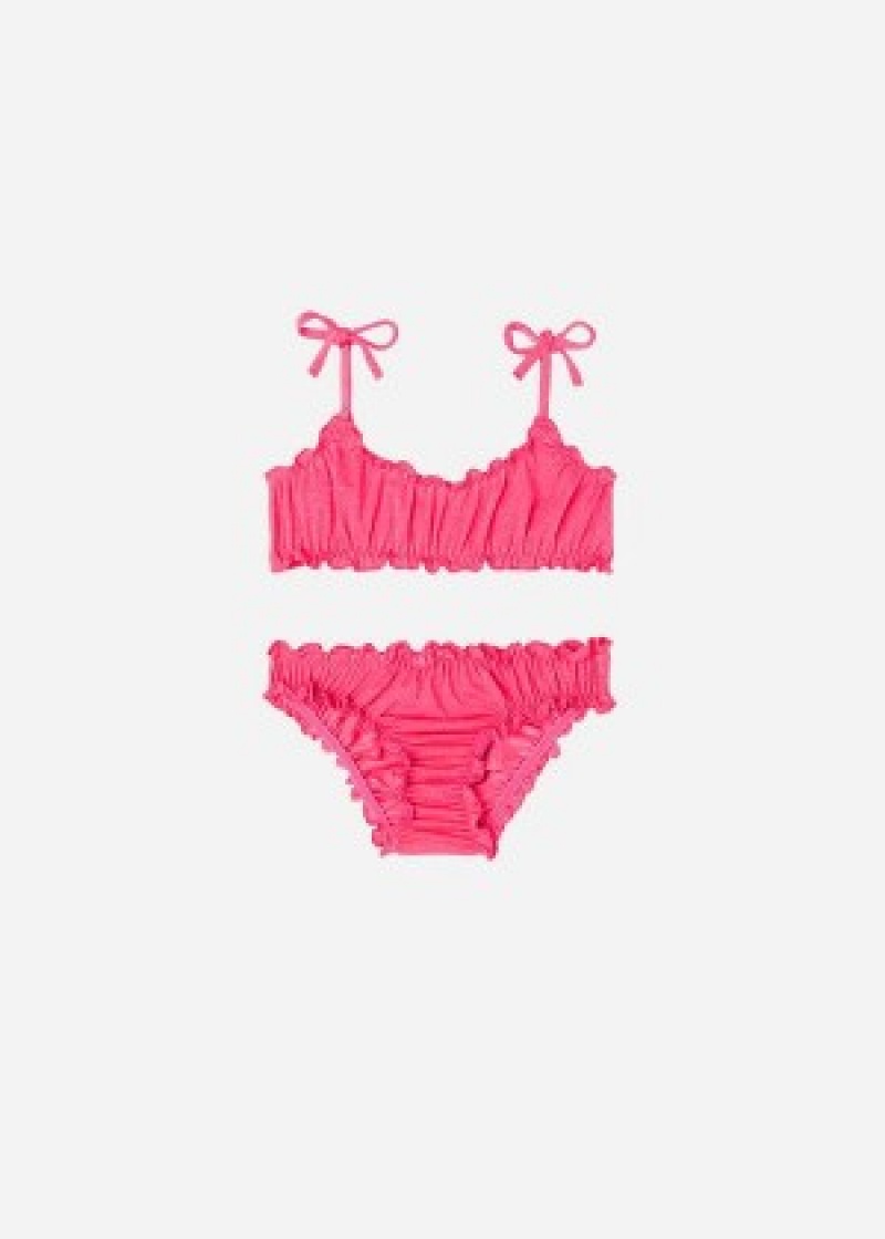 Μαγιό Calzedonia Two Piece Formentera παιδικα ροζ | GR3057IS