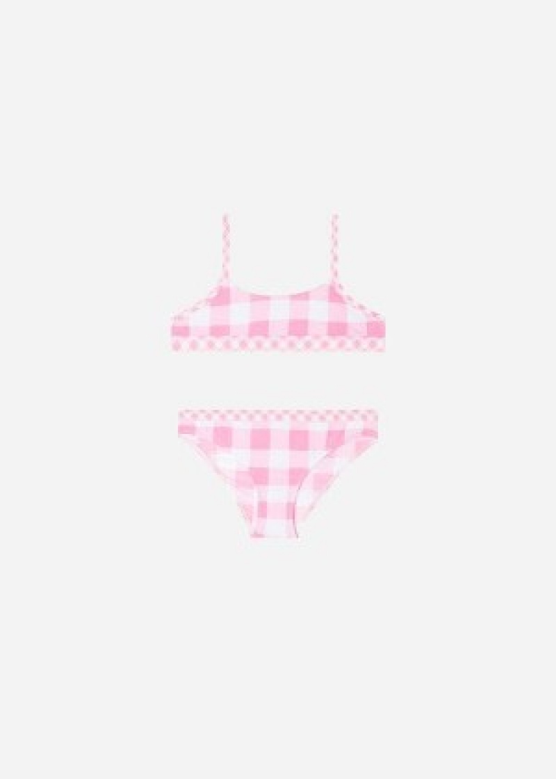 Μαγιό Calzedonia Two Piece Lione παιδικα ροζ | GR3059YU