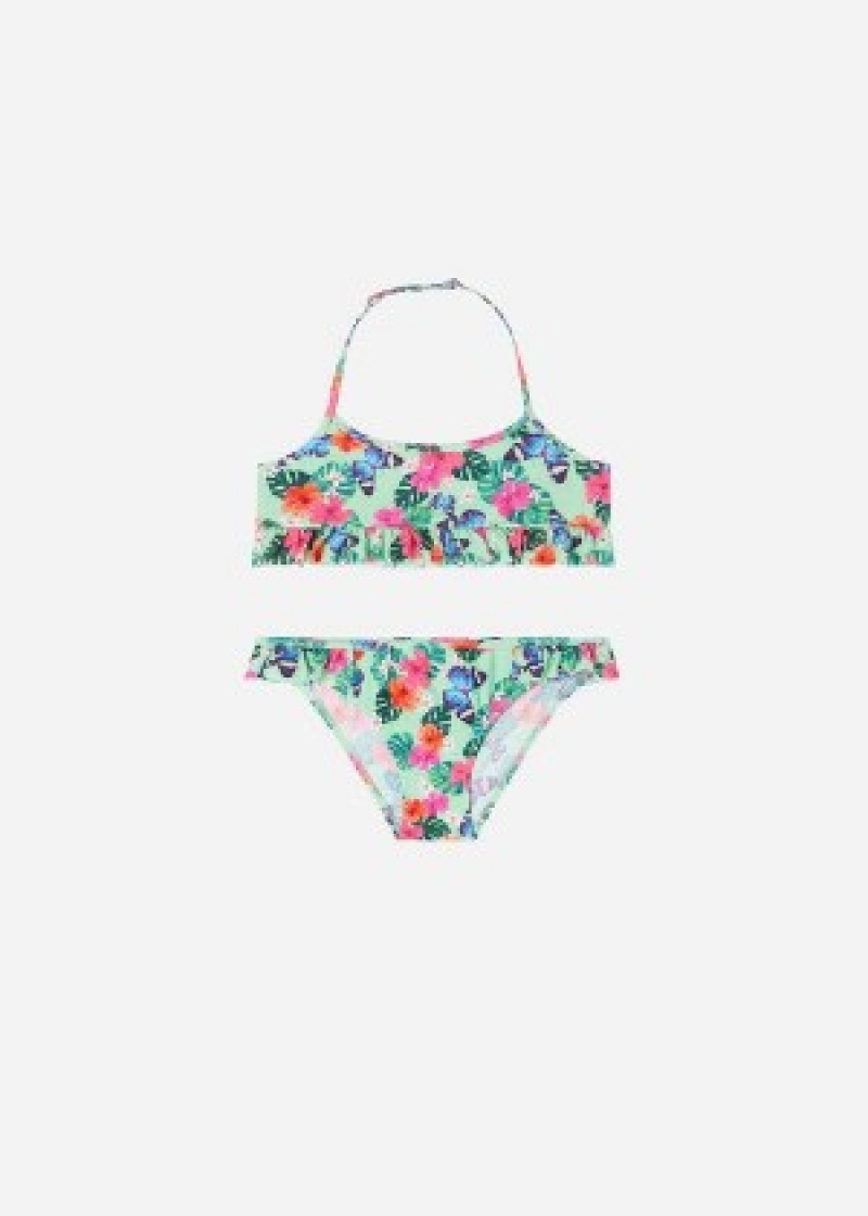 Μαγιό Calzedonia Two Piece Malibù παιδικα πρασινο | GR3062EX