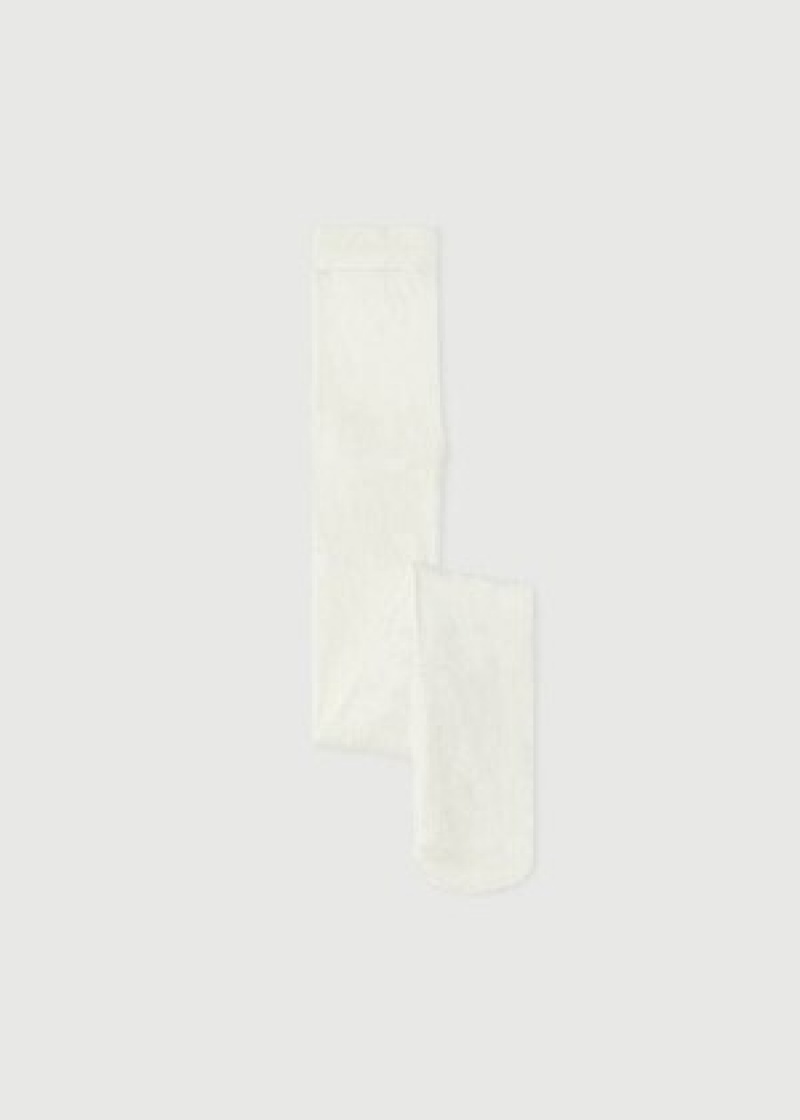 κολαν Calzedonia Super Opaque with Cashmere Αθλητικά παιδικα ασπρα | GR3009EX